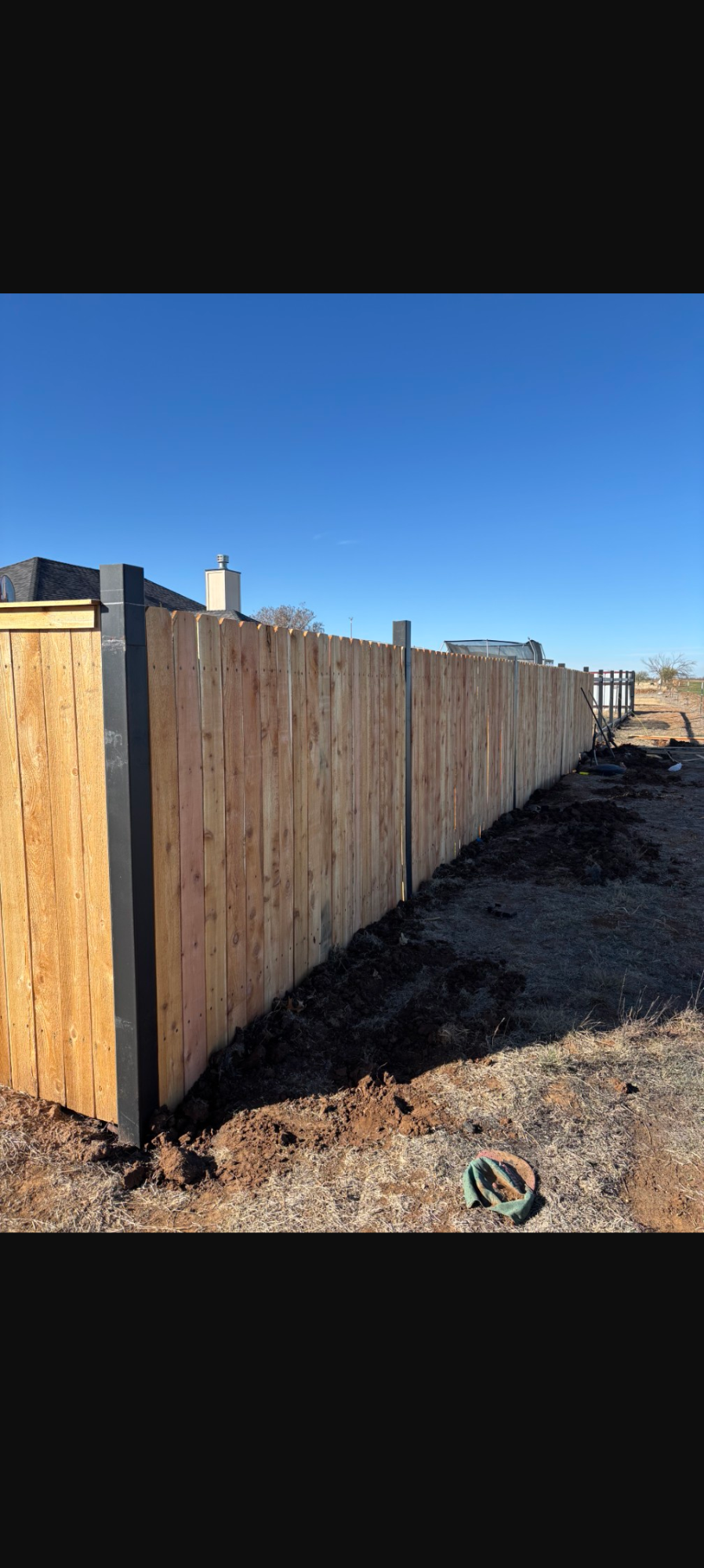 Cedar privacy fence — Abilene TX