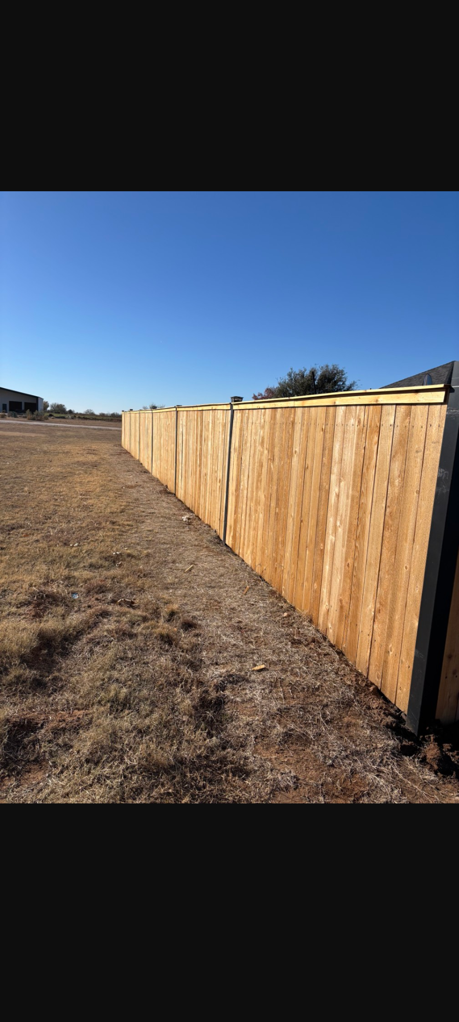 Fence build — Big Country TX