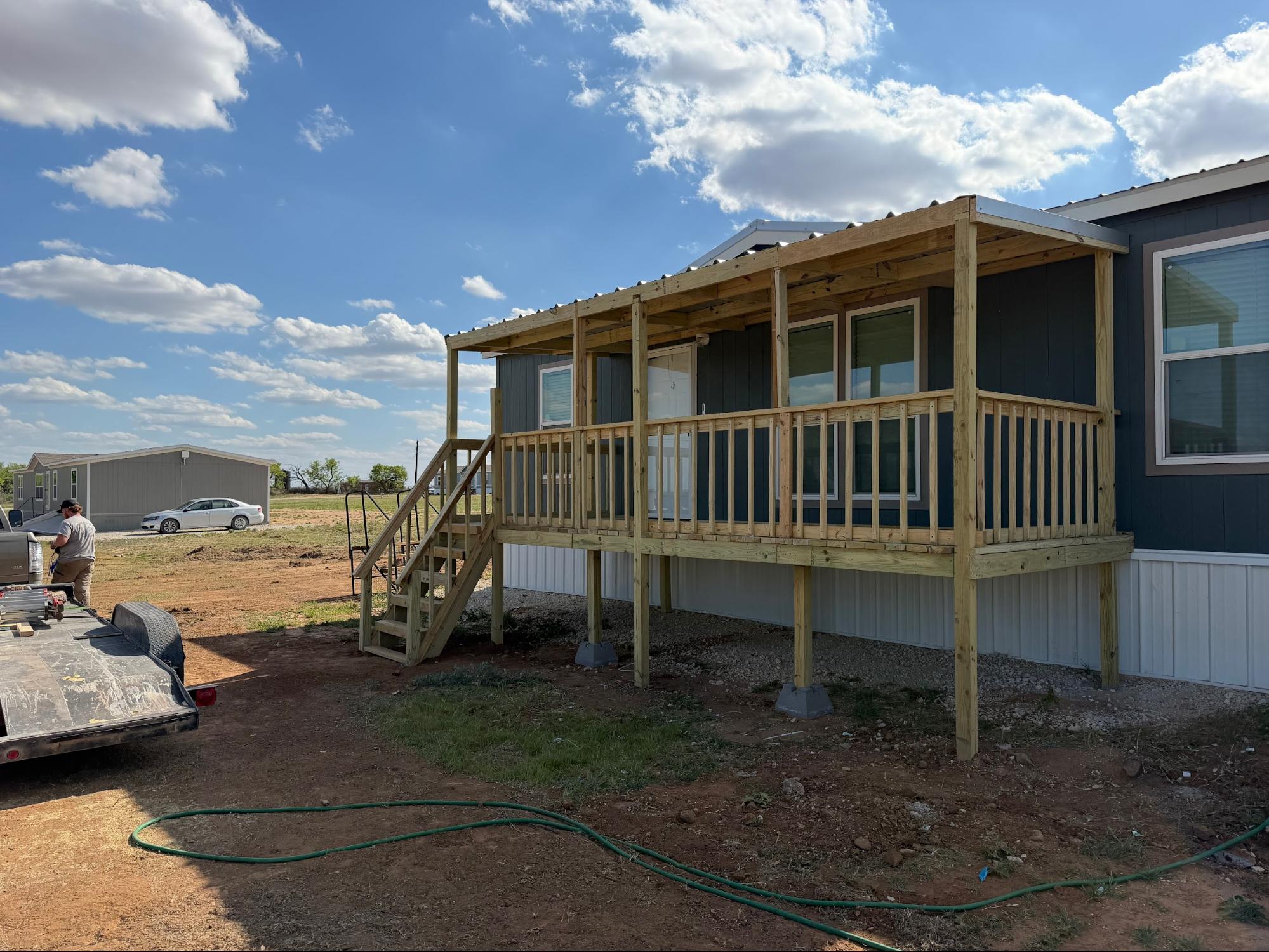 Covered porch — full view